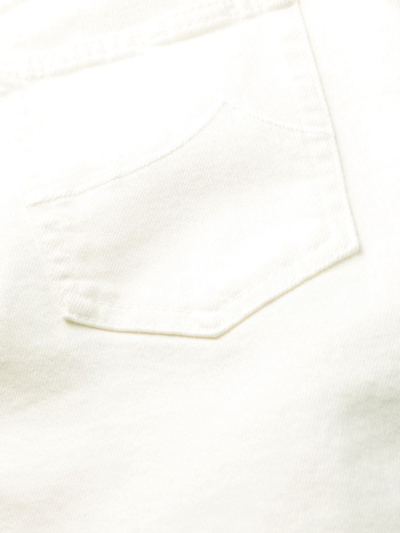 Jacob Cohen High-waisted Straight-leg Jeans In White