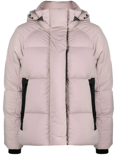 Shop Canada Goose Juction Parka Padded Jacket In Pink