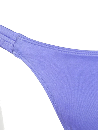 Manokhi Ruched Bikini Set In Purple