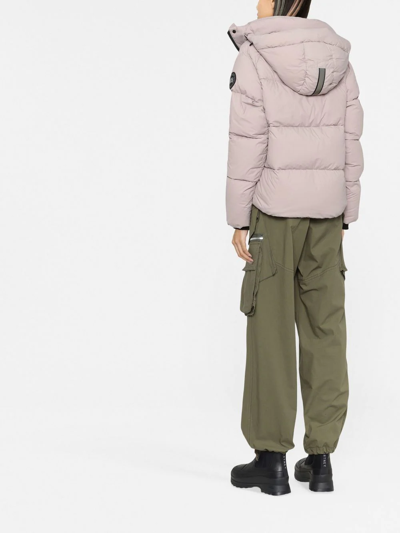 Shop Canada Goose Juction Parka Padded Jacket In Pink