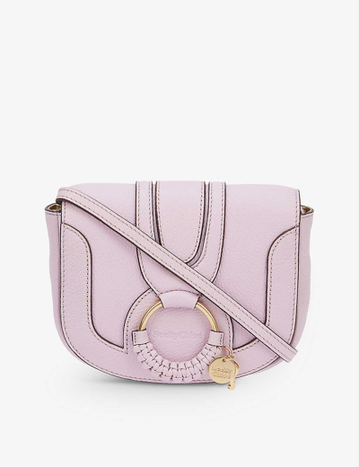 Shop See By Chloé Hana Mini Leather Cross-body Bag In Lilac