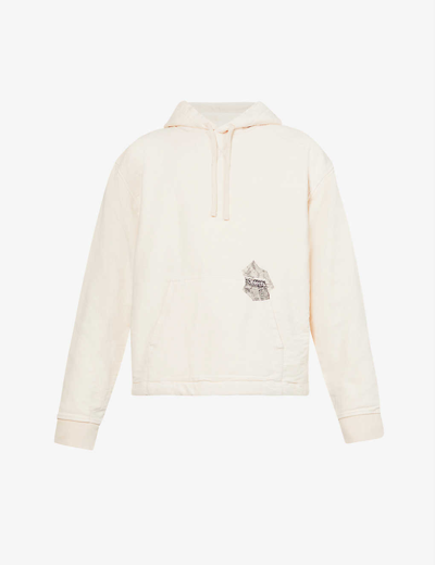 Shop Objects Iv Life Obj._001_104_07_0422 Relaxed-fit Stretch-organic-cotton Hoody In Pale Pink