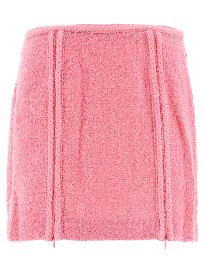 Shop Rotate Birger Christensen "lina" Skirt In Pink