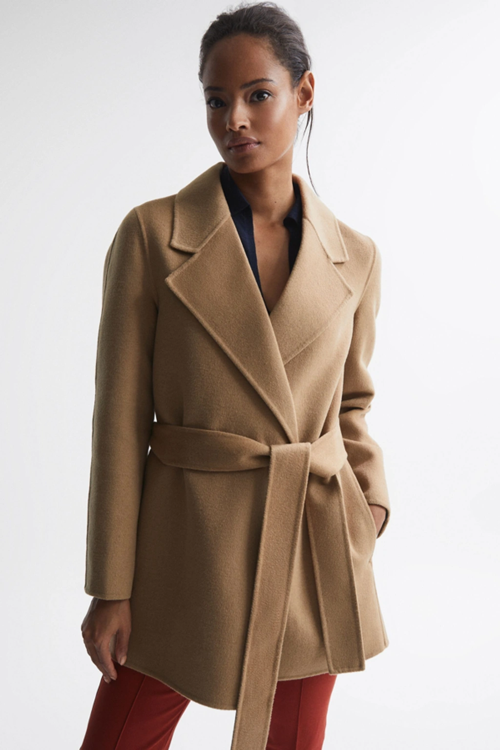 Reiss sabel coat red sale