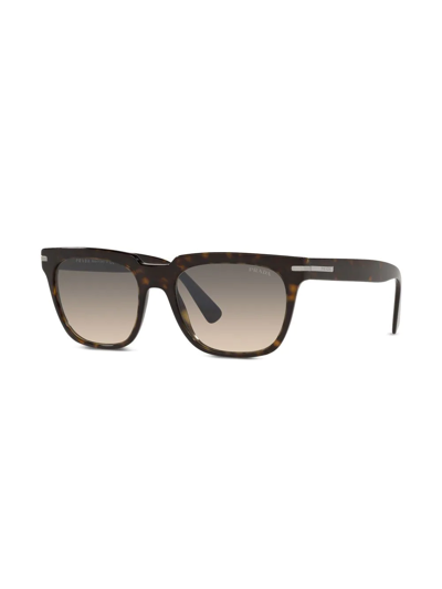 Prada Pr 04ys Square-shape Sunglasses In Braun