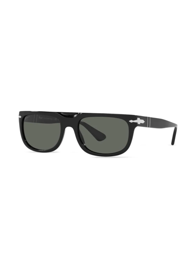 Shop Persol Po3271s Square-frame Sunglasses In Schwarz