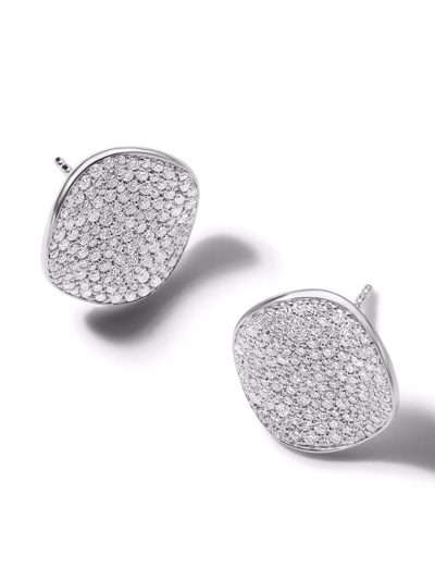 Shop Ippolita Stardust Medium Flower Earrings In Silver