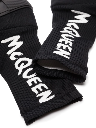 Alexander Mcqueen Alexander Mc Queen Tread Slick Boots In Schwarz