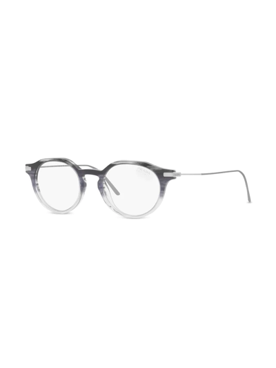 Shop Prada Pr 12ys Round-shape Glasses In Grau