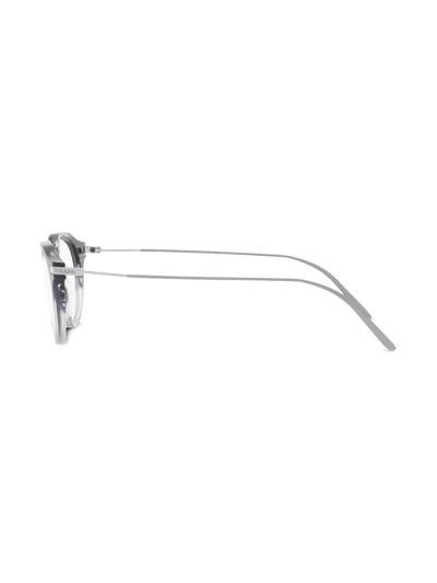 Prada Pr 12ys Round-shape Glasses In Grau