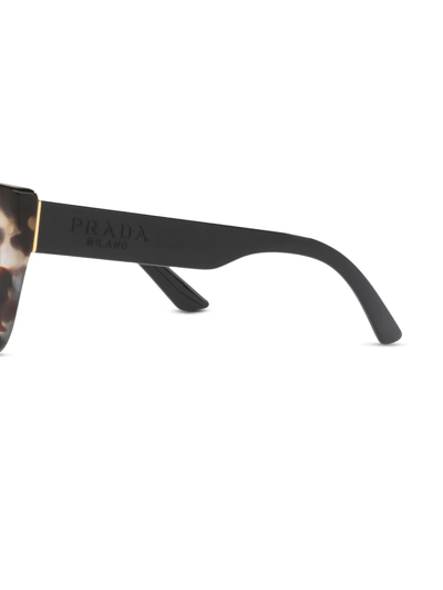 Shop Prada 18045097 Cat-eye Sunglasses In Schwarz