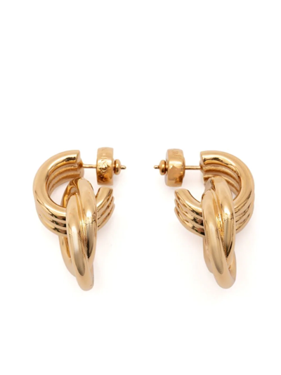Shop Jw Anderson Multi-link Drop Earrings In Gold