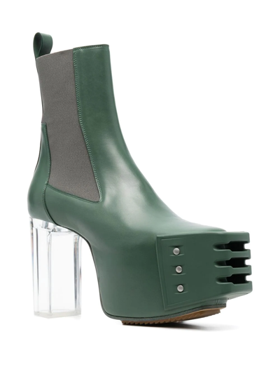 GRANDED PLATFORM 皮质短靴