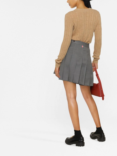 Polo Ralph Lauren Cable Knit Wool And Cashmere Sweater In Nude