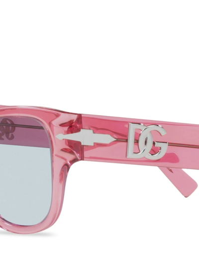 Persol X D&g Po3294s Square-frame Sunglasses In Rosa