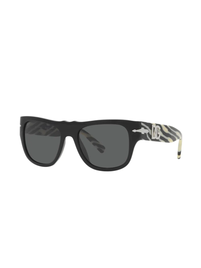 Persol X D&g Po3294s Square-frame Sunglasses In Schwarz
