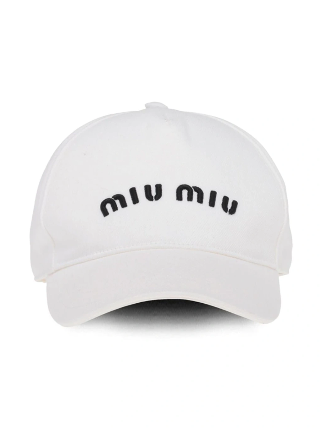 MIU MIU ホワイトハット/イヤーマフ Miu Miu Logo Cap In White | ModeSens