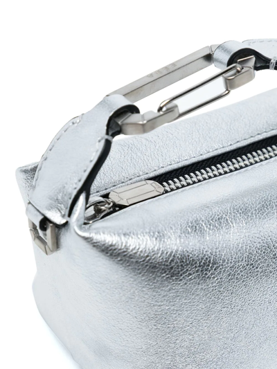 Eéra Tiny Moon Shoulder Bag In Silber