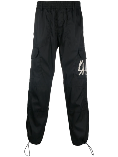 44 Label Group Combat Cord Cargo Trousers In Black | ModeSens