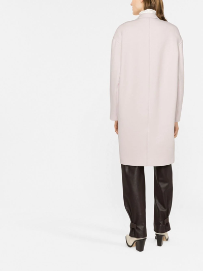 Isabel Marant Notched-lapels Single-breasted Coat In Nude