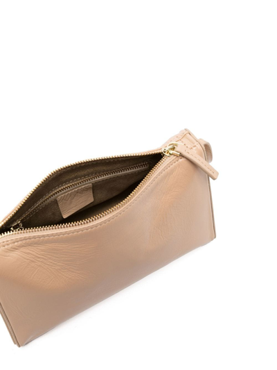 Manu Atelier Prism Leather Tote Bag In Neutrals