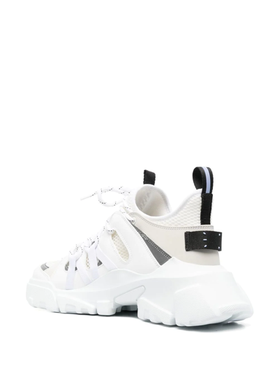 Shop Mcq By Alexander Mcqueen Panelled Low-top Sneakers In Weiss