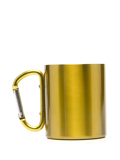Shop Dsquared2 Travel Lite Logo-print Mug In Gelb