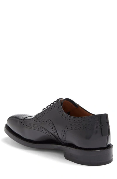 Shop Allen Edmonds Hendrix Wingtop Oxford In Mahogany Techno Horse