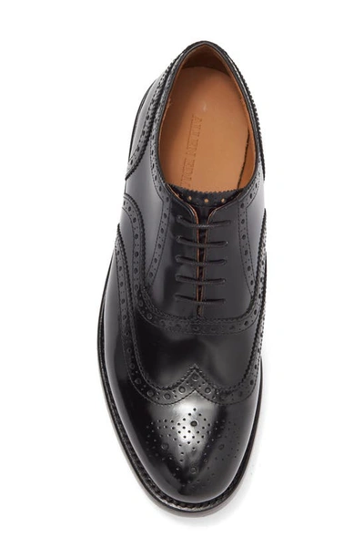 Shop Allen Edmonds Hendrix Wingtop Oxford In Mahogany Techno Horse