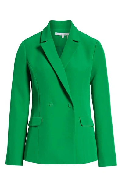 Shop English Factory Tailored Double Breasted Blazer In Green