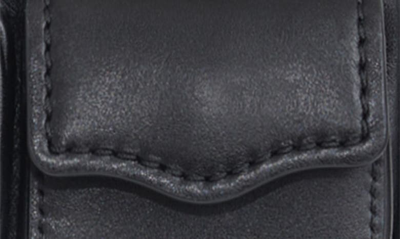Shop Rebecca Minkoff Jett Mini Boxy Leather Crossbody In Black