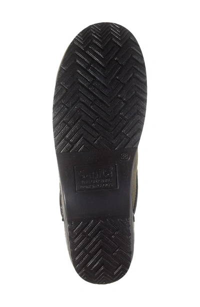 Sanita Professional Leather Clog In Olive