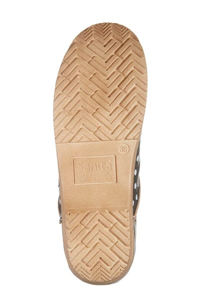 Sanita Roxbury Polka Dot Clog In Black