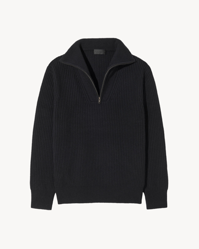 Shop Nili Lotan Heston Cashmere Sweater In Black