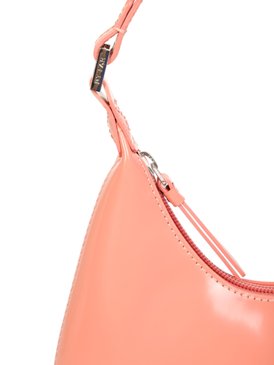 By Far Amber Light Pink Handbag In Patent Leather With Adjustable Handle And Zip Closure Woman In Pink