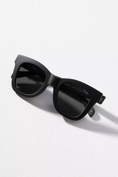Shop Quay After Hours Polarized Sunglasses In Black