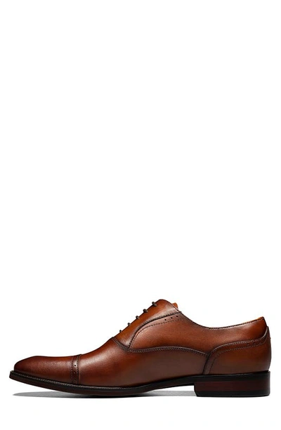 Shop Florsheim Sorrento Cap Toe Oxford In Cognac