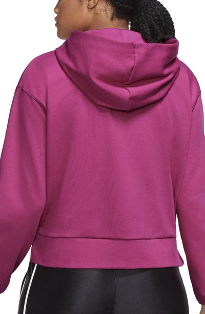 Shop Nike Dri-fit Basketball Hoodie In Active Pink/ Pale Ivory