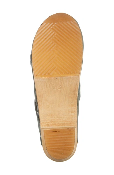 Sanita Manuella Leather Clog In 043 Khaki