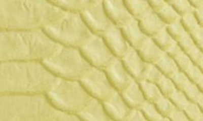 Shop Coperni Mini Swipe Leather Crossbody Bag In Yellow