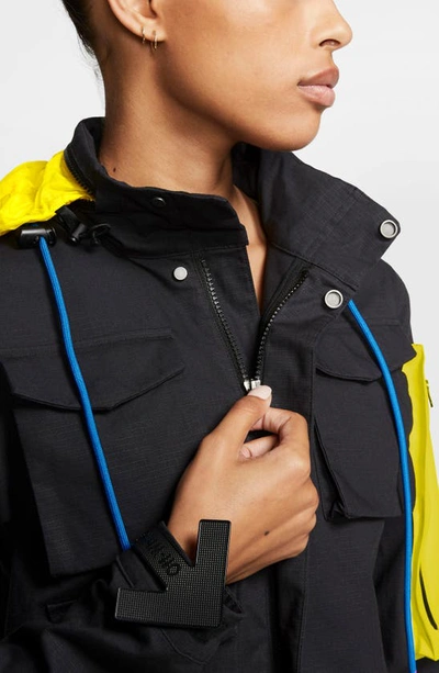 Shop Nike X Off-white Running Jacket In Black