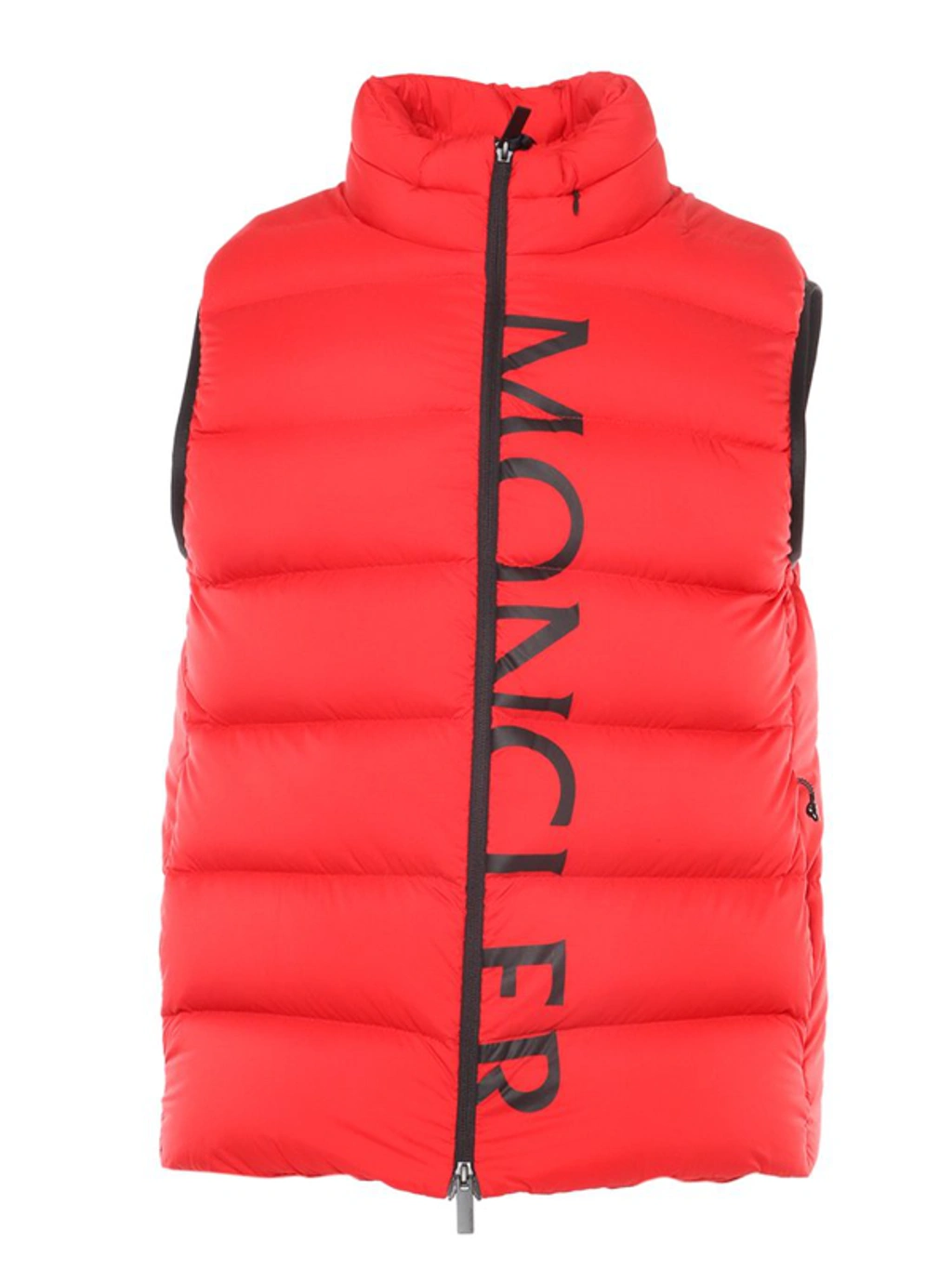 Red moncler bodywarmer on sale