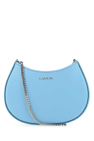 Shop Lanvin Curved Chain In Blue