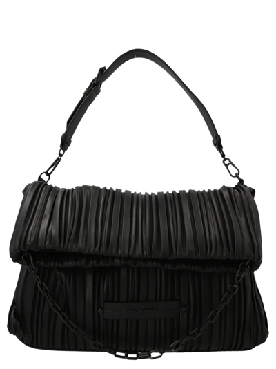 Shop Karl Lagerfeld K/kushion Chained Folded Tote Bag In Black