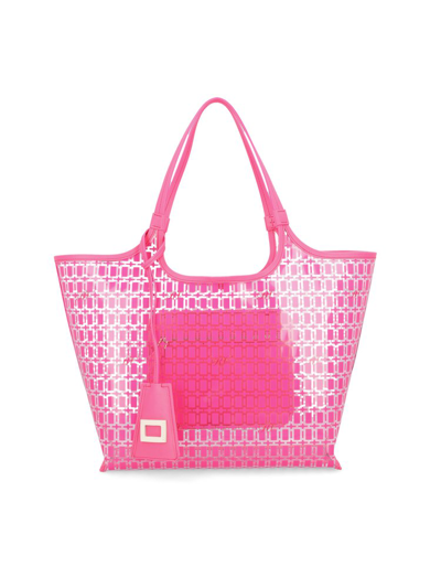 Shop Roger Vivier Geometric In Pink