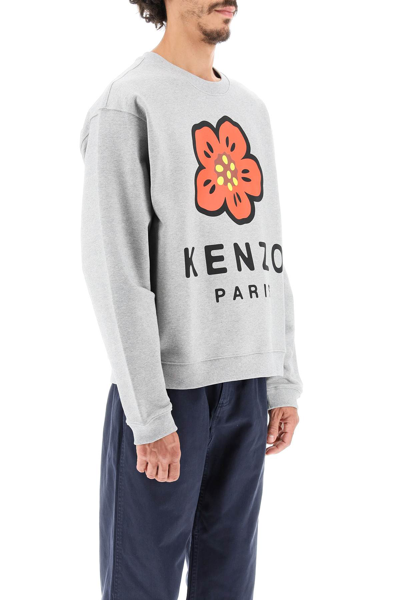 Shop Kenzo Boke Flower Sweatshirt In Grey