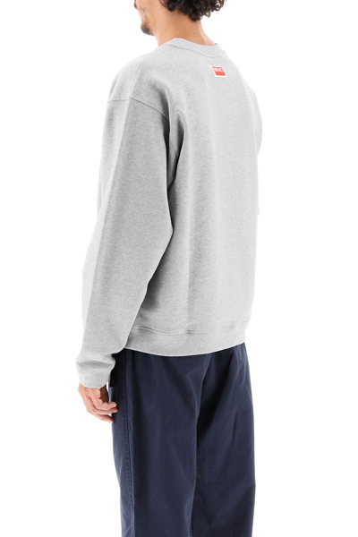 Shop Kenzo Boke Flower Sweatshirt In Grey