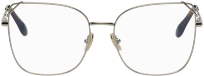 Shop Victoria Beckham Silver Vb2125 Glasses In 40