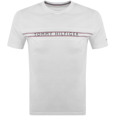 Tommy Hilfiger Lounge Logo Flag T Shirt White | ModeSens