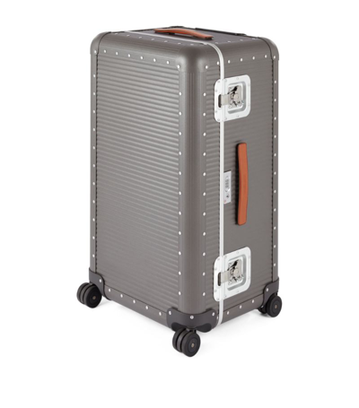 Shop Fpm Milano Bank Suitcase (80cm) In Grey